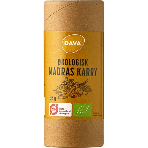 øko Madras Karry   økologisk    35 Gram fra Dava
