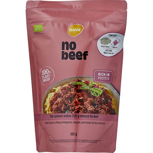 No Beef   økologisk    102 Gram fra Dava