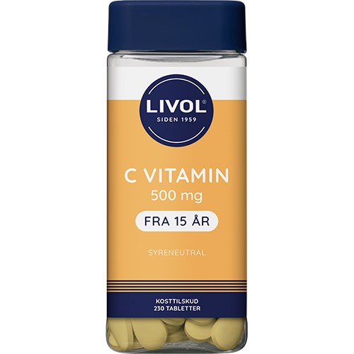 C Vitamin   230 Tabletter fra Livol