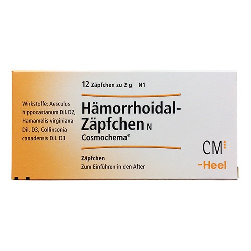 Hæmorrhoidal Stikpille Indh. 12 Stk   1 Styk fra Heel