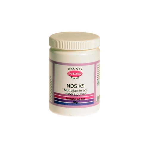 K9 Multivitamin Mineral Hund Og Kat   30 Gr   Nds fra Brix