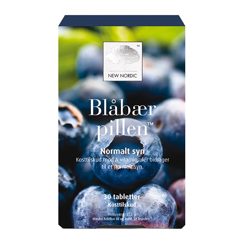 Blåbærpillen   30 Tabletter     fra New Nordic