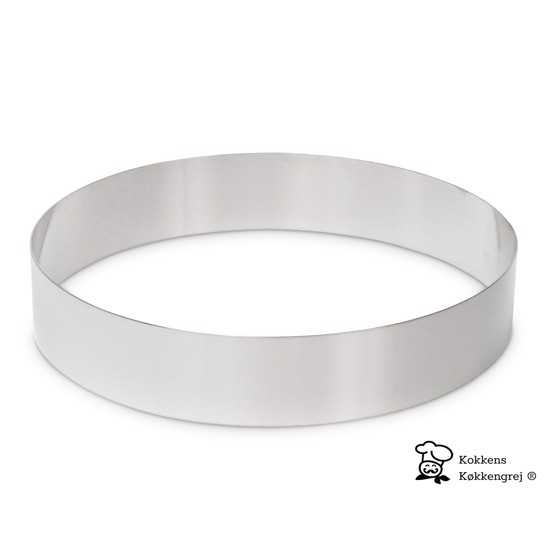 Anretterring   Kagering   Moussering, ø24 Cm. H6 Cm Fra     Billig Fragt fra Kokkens Køkkengrej