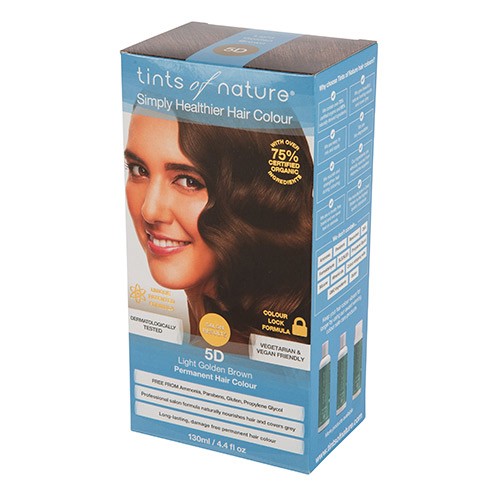 Hårfarve 5d Light Golden Brownbrown   120 Ml     fra Tints Of Nature