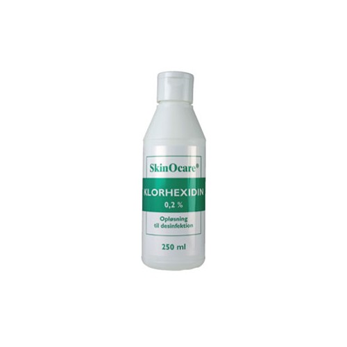 Klorhexidin 0,2%   250 Ml     fra Skinocare