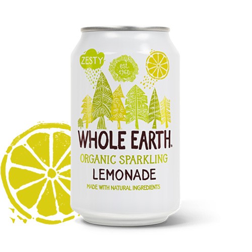 Lemonade Soda I Dåse økologisk   330 Ml fra Whole Earth