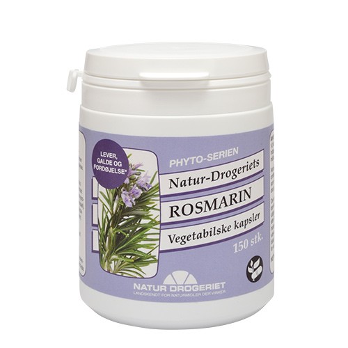 Rosmarin I Vegetabilske Kapsler   150 Kapsler    Natur Drogeriet fra Phyto
