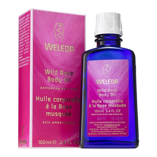Body Oil Wild Rose   100 Ml     fra Weleda