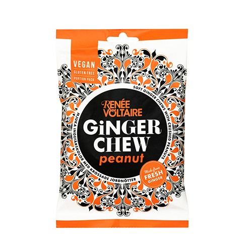 Ginger Chew Peanut   120 Gram   René Voltaire fra Renée Voltaire