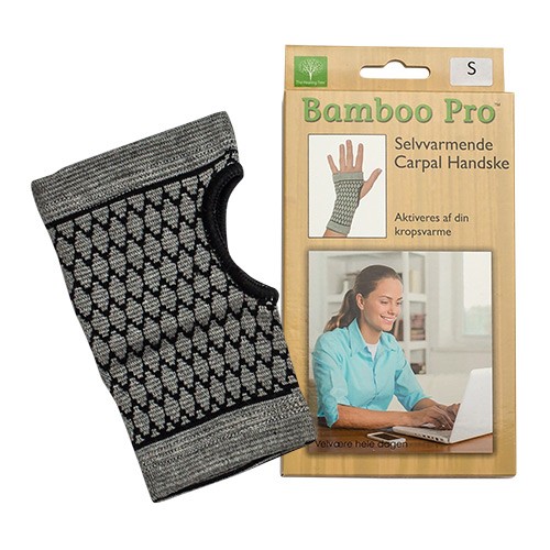 Carpal Handske, Selvvarmende Str. S    1 Styk     fra Bamboo Pro