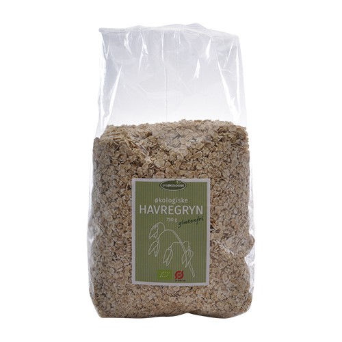 Havregryn Glutenfri økologisk    750 Gram     fra Spis økologisk
