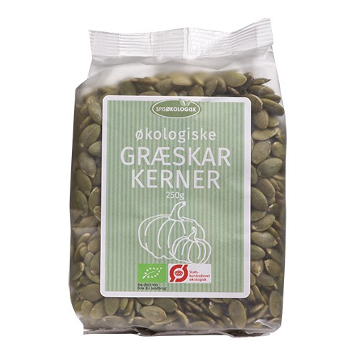 Græskarkerner økologisk    250 Gram     fra Spis økologisk