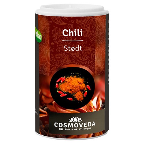 Chili Pulver økologisk   25 Gram     fra Cosmoveda