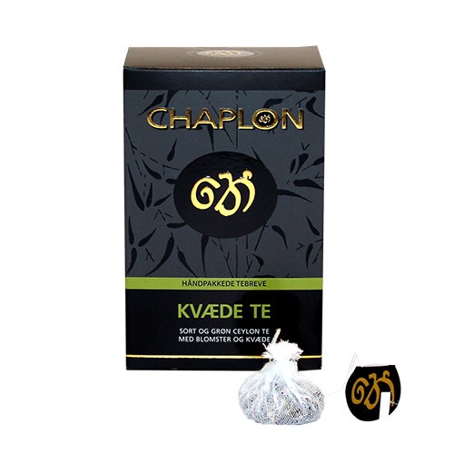 Kvæde Sort Grøn Te økologisk   15 Breve     fra Chaplon