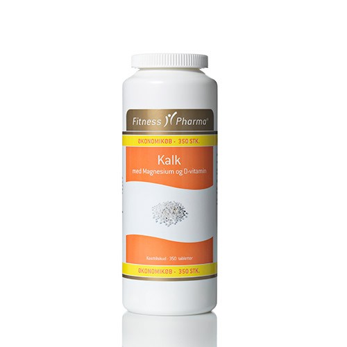 Kalk Med Magnesium Og  D3 Vitamin   350 Tabletter     fra Fitness Pharma