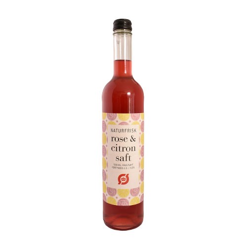 Rose & Citron Saft økologisk   500 Ml     fra Naturfrisk