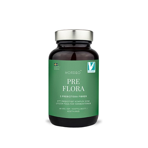 Preflora   60 Kapsler     fra Nordbo