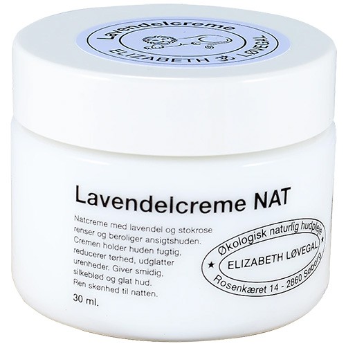 Natcreme Lavendel   30 Ml      fra Elizabeth Løvegal