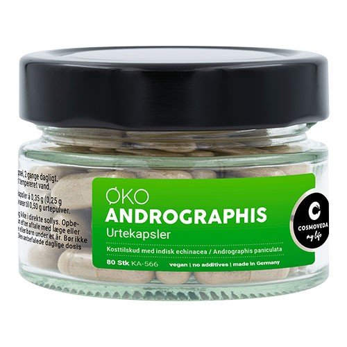 Andrographis økologisk   80 Kapsler     fra Cosmoveda