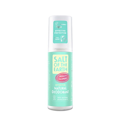 Deo Spray Melon & Cucumber   100 Ml fra Salt Of The Earth