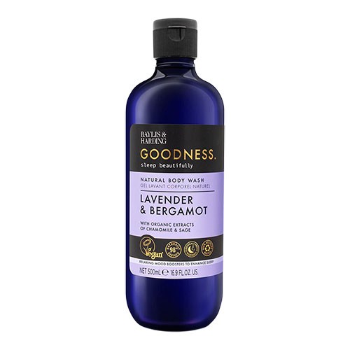 Sleep Lavender & Bergamot Natural Body Wash Vegansk   500 Ml     fra Baylis & Harding Goodness