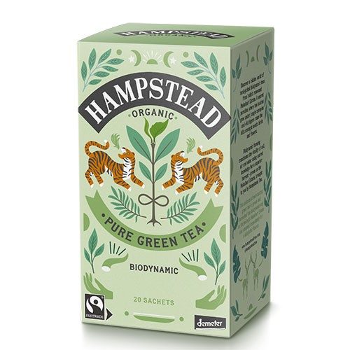 Grøn Te økologisk Demeter   1 Pakke fra Hampstead Tea