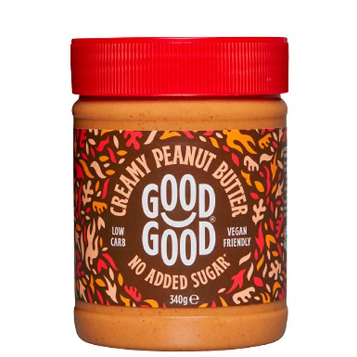 Jordnøddesmør Creamy   340 Gram fra Good Good