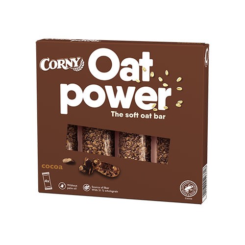 Oatpower Cocoa   4x35gr     fra Corny