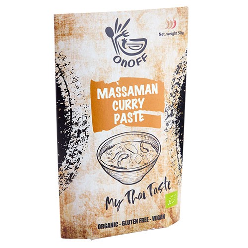 Thai Massaman Curry Paste   økologisk    50 Gram     fra Onoff Spices