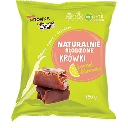 Karameller Med Lime   økologisk    150 Gram     fra Super Fudgio