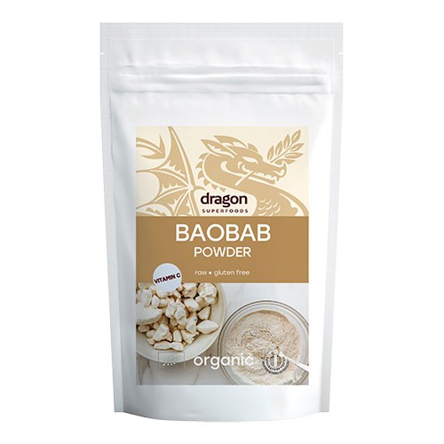 Baobab Pulver   økologisk    100 Gram fra Dragon Superfoods