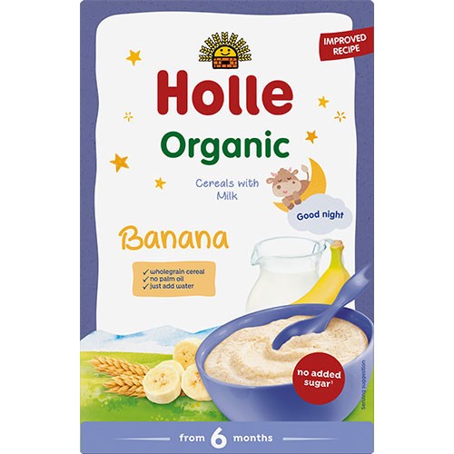 Cereals With Milk Banana   økologisk    250 Gram fra Holle