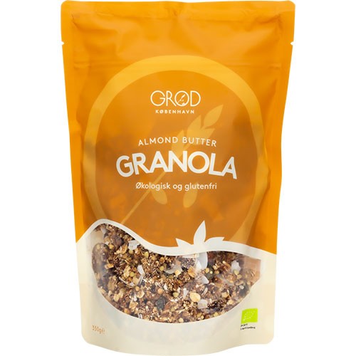 Almond Butter Granola økologisk   350 Gram     fra Grød