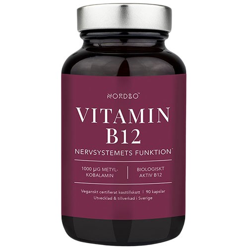 Vitamin B12   90 Kapsler fra Nordbo