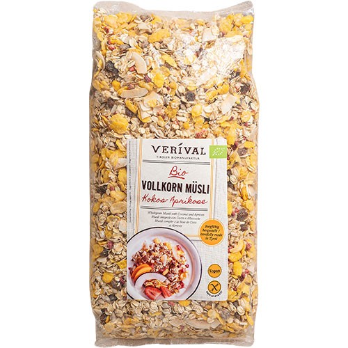 Müsli   Kokos Aprikos   økologisk    1.400 Gram fra Verival