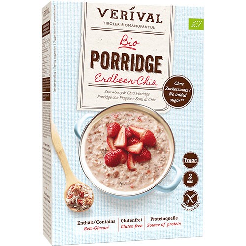 Grød   Jordbær Chia   økologisk    350 Gram fra Verival