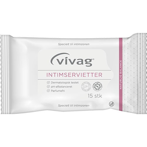 Intimservietter 15 Stk   1 Pakke fra Vivag