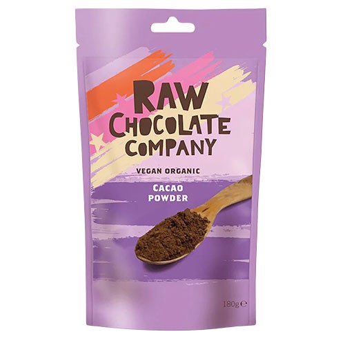 Kakaopulver (soltørret)   økologisk    180 Gram fra The Raw Chocolate Company