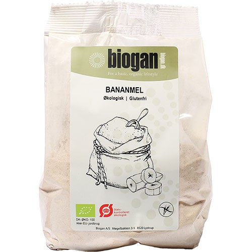 Bananmel Grøn   økologisk    350 Gram     fra Biogan