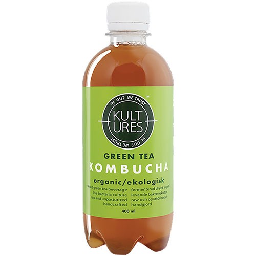Kombucha Green Tea   økologisk    400 Ml fra Kultures