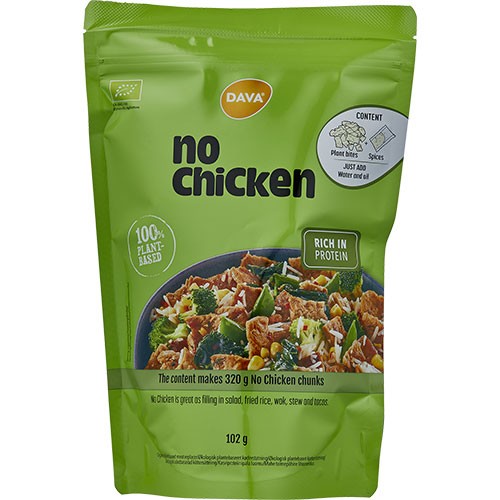 No Chicken   økologisk    102 Gram fra Dava