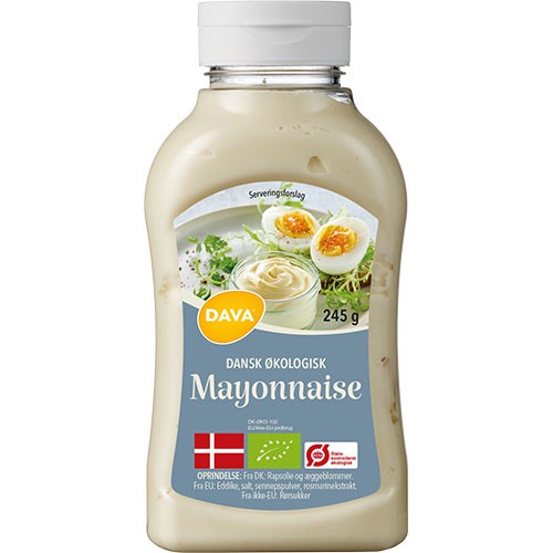 Mayonnaise   økologisk    245 Gram fra Dava