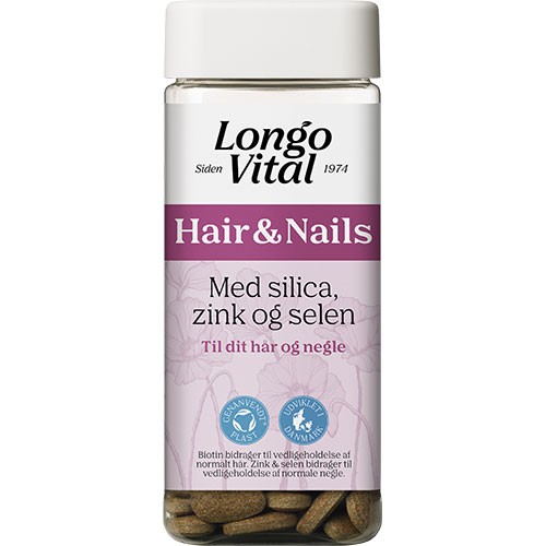 Vital Hair & Nails   180 Tabletter fra Longo