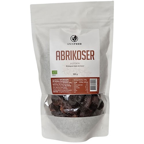 Abrikoser   økologisk    500 Gram      fra Unikfood