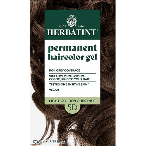 5d Hårfarve Light Golden Chestnut   170 Ml fra Herbatint
