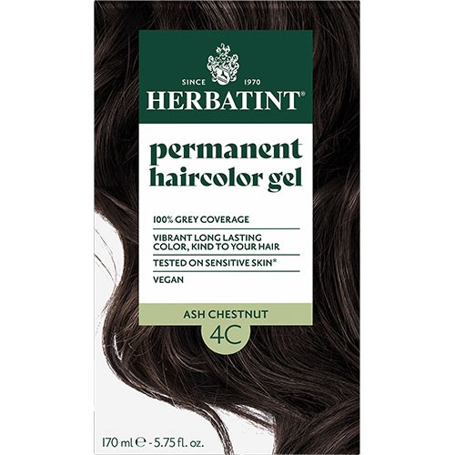 4c Hårfarve Ash Chestnut   170 Ml fra Herbatint