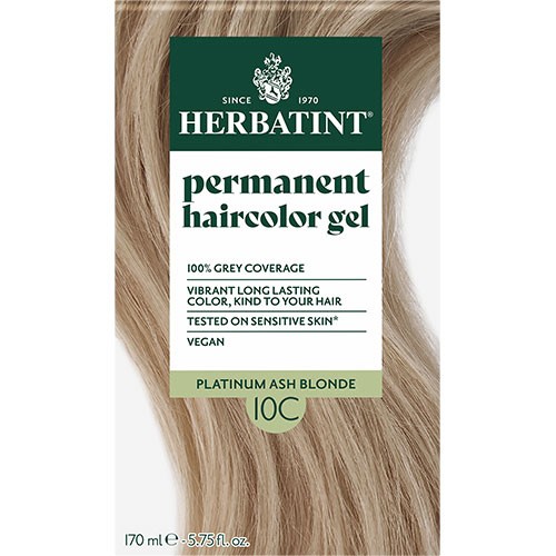 10c Hårfarve Platinum Ash Blonde   170 Ml fra Herbatint