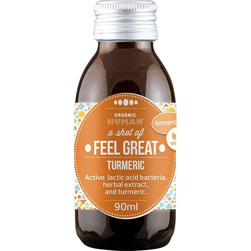 Fermenteret Gurkemejeshot   økologisk    90 Ml fra Human