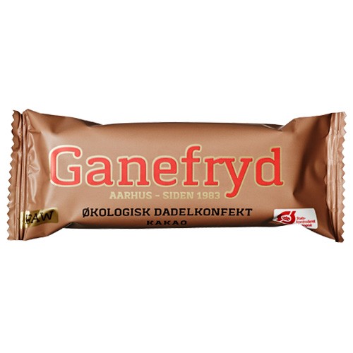 Rawbar Dadelkonfekt Kakao økologisk   50 Gram     fra Ganefryd