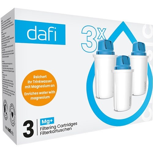 Filterpatroner 3 Pack  , Magnesium Mineraler     fra Dafi